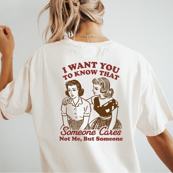 Hand Crafted Tops - Someone Cares Shirt
